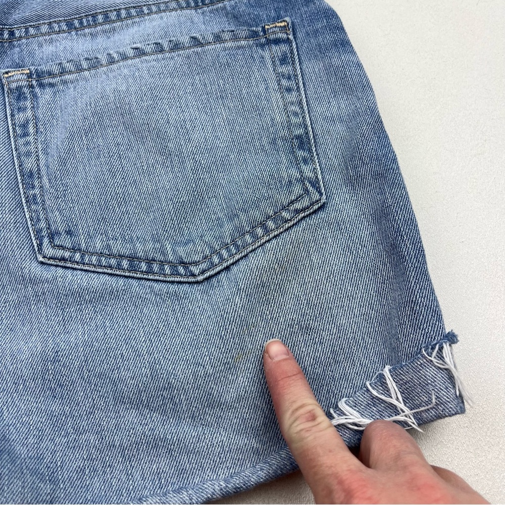 L'AGENCE's high-rise Jazz denim shorts - Picture 3 of 9